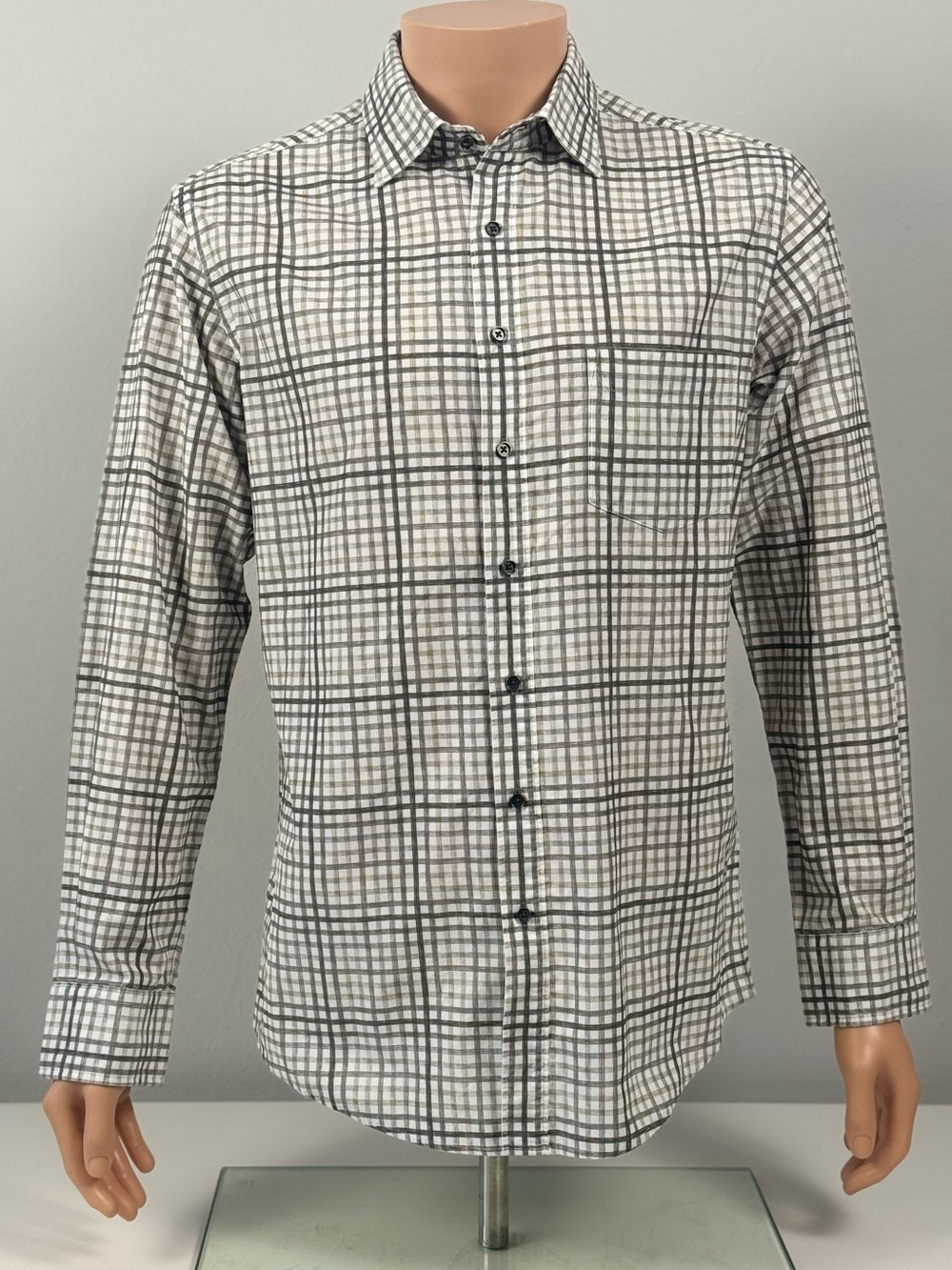 Rodd & Gunn Brookdale Check Cotton Button-Front Shirt Men’s Size M